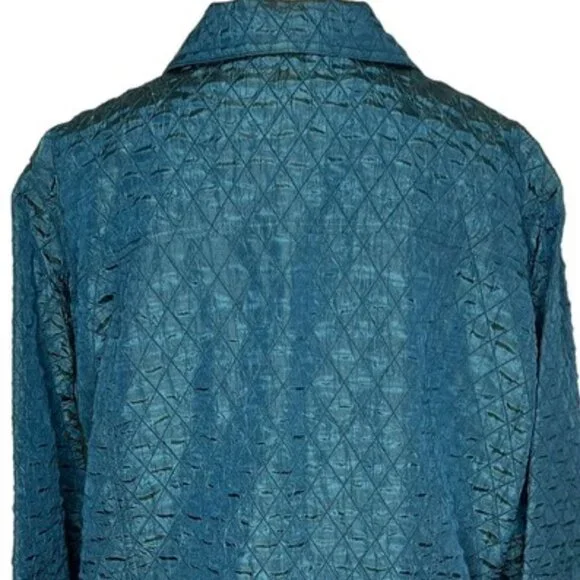 Coldwater Creek Crinkle Diamond Quilted Jacket - Picture 13 of 16
